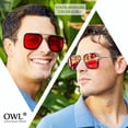 thumbnail image 6 of Tony Stark Aviator Sunglasses - Gold & Black Frame / Red Lens, 6 of 6