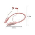 thumbnail image 3 of Wireless Earbuds 75hrs Bluetooth 5.3 Headphone Sport, 2024 Bluetooth Earbuds Stereo Deep Bass Over Ear Bud with Earhooks, ENC Noise Cancelling Mic, IPX7 Waterproof Earphone(Pink), 3 of 6