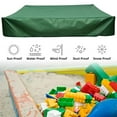 thumbnail image 4 of AMERTEER Waterproof Bunker Cover with Traction Rope 95% UV Resistant Outdoor Garden Sunshade Oxford Cloth Shelter Canopy Children Toy Sandpit Pool Sandbox Cover for Kids Garden Outdoor, 4 of 11