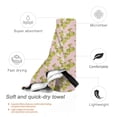 thumbnail image 3 of Daiia Pears And Flower Pattern Quick Dry Towel, Super Absorbent Travel Towel with Hanging Loop & Carabiner, Lightweight Compact Fast-Drying Microfiber Towel-31.5"x63", 3 of 8