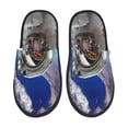 thumbnail image 1 of Balery Astronaut in Outer Space Pantuflas de Casa de Felpa Silenciosas con Diseño Estampado, Zapatillas Cómodas Antideslizantes de Algodón para Interior-Large, 1 of 8