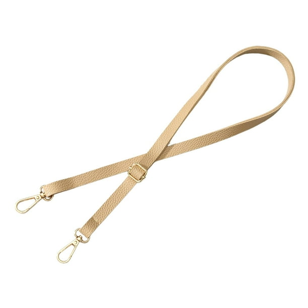 Bag Strap PU Leather Replacement Strap for Briefcase Cross Body Shoulder Bag Apricot