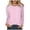 a-Pink5918, variant on FINALGANG Womens Striped Long Sleeve TShirts Casual Loose Fit Crewneck Lightweight Tees For Spring Summer Daily Wear Pink XL