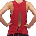 thumbnail image 3 of Tank Tops for Women Racerback Sleeveless Summer Athletic Tank Tops Scoop Neck Basic Undershirt Workout Sports Shirts Lightweight Racerback Breathable Tee (Watermelon Red,XXL), 3 of 7
