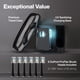 thumbnail image 5 of Aquasonic Black Series PRO – Cepillo de dientes ultrablanqueador con base desinfectante UV – 5 modos y temporizadores inteligentes – Estuche de viaje premium – Cepillo de dientes eléctrico – Cepillo d, 5 of 5