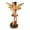 Orange, variant on Ain’t It Nice Fairy Figurine Dark Green with Clear Wings & Colorful Striped Socks Enjoying Nature Surrounded by Flowers Collectible Fairy Statue Fantasy Décor Sculpture, 4(L) X 3(W) X 9.5(H) Inches