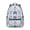 Geometric Diamond White-1, variant on Geometric Diamond White Pattern Backpack for School, Cute School Bag with Adjustable Shoulder Straps and Padded Back, 15.3"x11"x7.1"