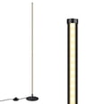 thumbnail image 5 of EDISHINE Modern LED Corner Floor Lamp for Living Room, 57.5" Minimalist Dimmable Lighting, Standing Tall Floor Lamp for Bedroom, Office, 3000K, Black, 5 of 9
