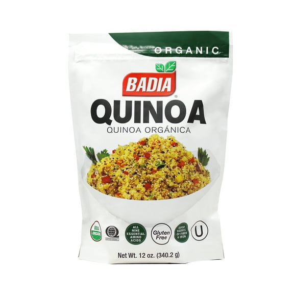 Pack of 6, Badia Organic Quinoa, 12 oz