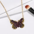thumbnail image 2 of Butterfly Chain Pendant Necklace for Women Red Cubic Zirconia Ginger Lyne Collection, 2 of 4