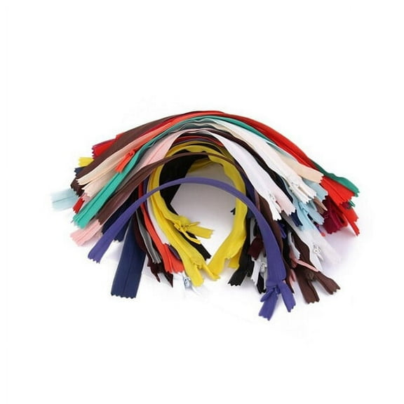 Monyance 7 inch zippers 50pcs 18cm Nylon Separating Zippers for Jackets ...