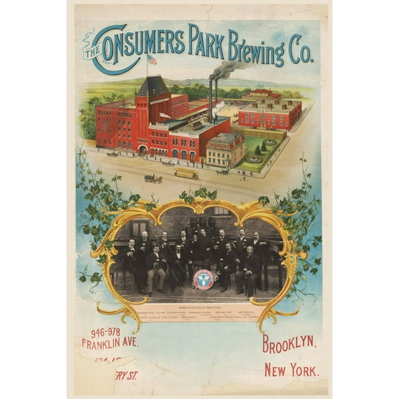 Print: Consumers Park Brewing Co., Brooklyn, New York, 1910