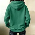 thumbnail image 4 of Women's Retro Stripe Hoodie Pullover Long Sleeve Colorful Casual Sweatshirt Top, 4 of 5