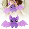 thumbnail image 4 of 9.8" Cute Bat Stuffed Animal Plush Toy,Soft & Adorable Bat Plushie Gift,Mini Batti Present for All Ages(Purple), 4 of 4
