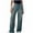 *Blue, variant on VBVC No Boundaries Women's High Rise Washed Denim Trousers,Ladies Loose Fit Zipper Jeans,Fashionable Wide Leg Pants With Pockets For Women,Navy,Size XS