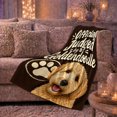 thumbnail image 6 of autumn celebration Goldendoodle Dog Owner Autumn, Playful Pet Portrait Pattern, Warm Flannel Blanket for Living Room and Reading Nook, Dog Lovers autumn celebration Gift, Pet Lover Home Decor, 6 of 9