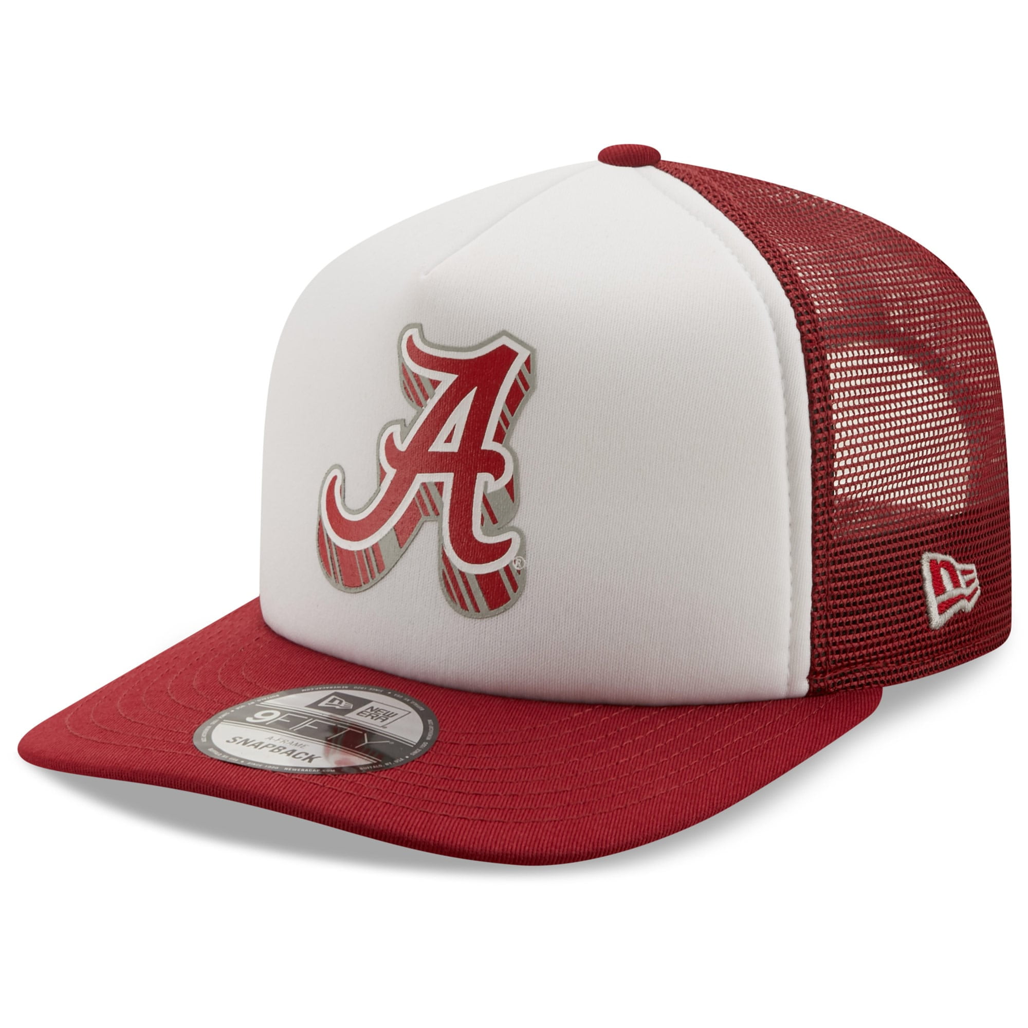 Era White Alabama Crimson Tide Foam 