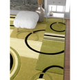 thumbnail image 2 of Infinity Home 600154 3 ft. 11 in. x 5 ft. 3 in. Ruby Galaxy Waves Area Rug - Green, 2 of 5