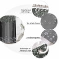 thumbnail image 6 of Black Grey Waterproof Fabric Shower Curtain,Modern Abstract Diamond Luxury Gradient Waterproof Fabric Shower Curtain for Bathroom Curtains Bathtubs Hotel Shower Curtains with 12 Hooks Small 36x72in, 6 of 8