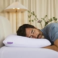 thumbnail image 6 of Purple Freeform Pillow, Customizable Support, Extra Filling, Pressure Relief, Cooling, GelFlex Grid, King, 6 of 6
