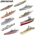 thumbnail image 2 of Piececool Puzzle 3D Metal Battleship Model Kits HMS Hood Richelieu Ship Model Jigsaw Toys for Teens Brain Teaser, 2 of 10