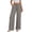 #03 Gray 【Mix & Match: Stock Up on Your Favorite Colors】, variant on Women's Soft Fabric Loose Straight Denim Pants With Buttoned Pockets And Pleats, Cotton Blend Mid-Rise Casual Trousers, Relaxed Fit Mid Waisted Stretchy Bottom, | TruBelle,Army Green L