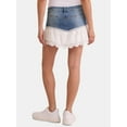 thumbnail image 3 of Madden NYC Women's Eyelet Trim Denim Skirt, Sizes XXS-XXL, 3 of 5