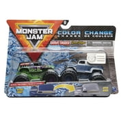 Monster Jam, Official Grave Digger vs. Grave Digger (1984 Retro) Color-Changing Die-Cast Monster Trucks, 1:64 Scale