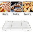 thumbnail image 4 of Baking Rack Cooking Rack Set of 2-17.7''x11.4'', Stainless Steel Wire Cooling Drying Roasting Rack, Fits Half Sheet Cookie Pans, Commercial Quality, Oven & Dishwasher Safe, 4 of 7