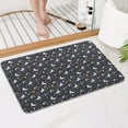thumbnail image 4 of Dark Blue Unicorn Christmas Pattern Bathroom Rugs Mat,Non Slip Microfiber Bathroom Rug,Rubber Backing,Soft Bathroom Mats for Bathroom Floor,Tub and Shower,17x27in(43x68cm), 4 of 5