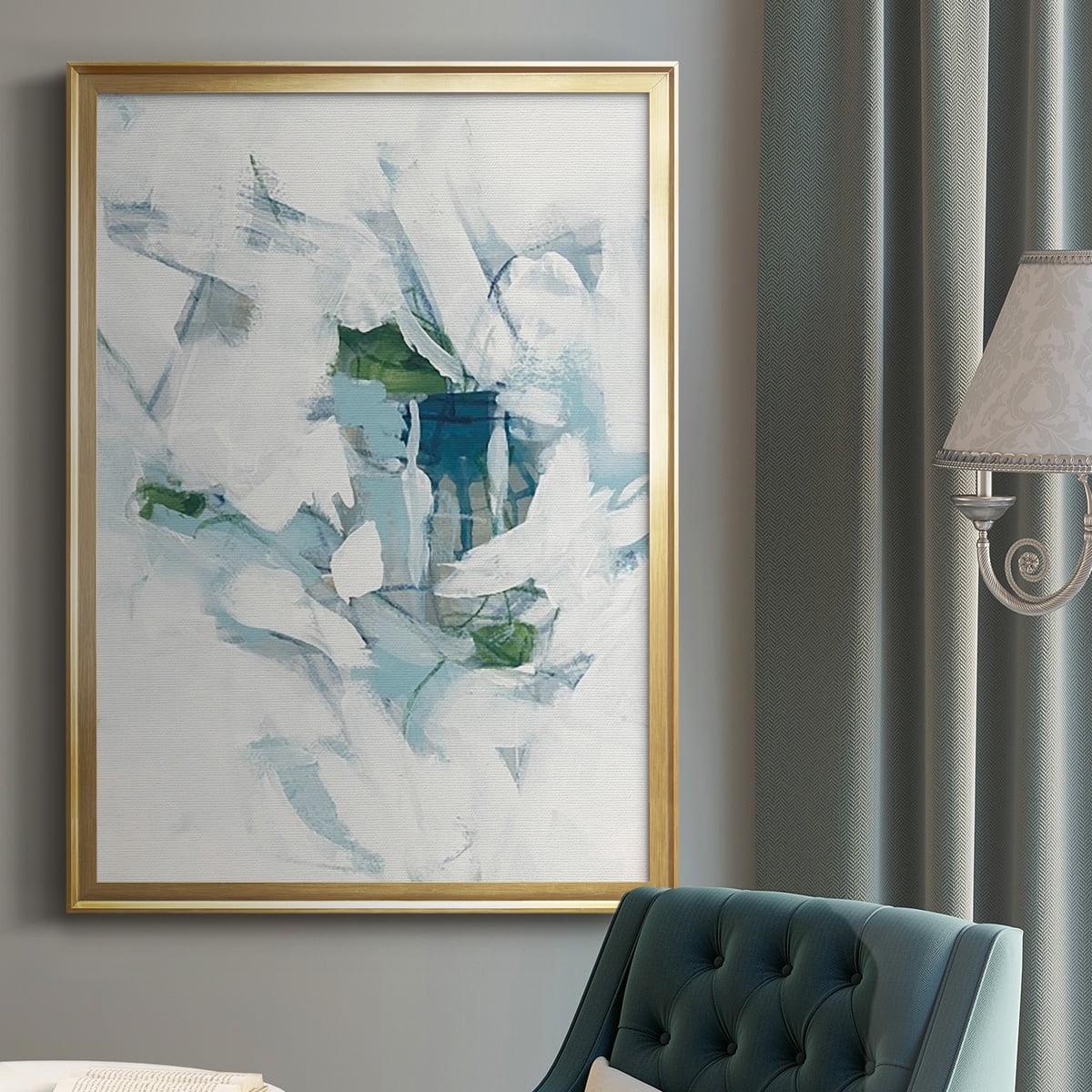 Ice Cavern III Premium Framed Print, in Gold, Black, or Silver - Ready to Hang