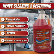 Quality Chemical Commercial Industrial Grade Machine Dishwash Detergent - A premium grade detergent for low or high temp dishwash machines 512 oz (Pack of 1)