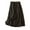 Black, variant on MIUOWANP Summer Skirts for Women 2025 Lightweight Cotton Linen Midi Skirts Casual Comfy Elastic Waist Button A-Line Skirts Navy L