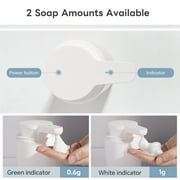 Automatic Foaming Soap Dispenser, Rechargeable Touchless Foam Hand Soap Dispenser for Bathroom, Soap Pump for Kitchen, Water-Resistant, Xmas Gift 10oz