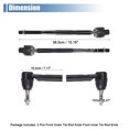 thumbnail image 7 of Unique Bargains 4pcs Front Inner Outer Tie Rod Ends Kit Suspension Steering Tie Rod End for Chevrolet Camaro No.ES800939, 7 of 7