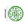 thumbnail image 3 of WUHUAKES St. Patrick's Day Party Theme Tableware Set Disposable Decorative Tableware Paper Set, 3 of 4