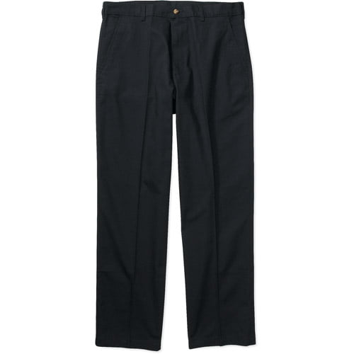 George - Men's Flat Front Wrinkle Resistant Pants - Walmart.com
