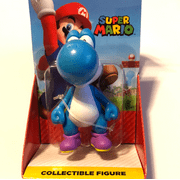 World of Nintendo Super Mario light blue yoshi Figure 2.5 inch by JAKKS Pacific USA