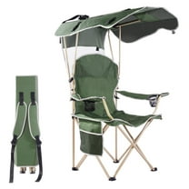 CozyBox Portable Chair with Shade Canopy Beach Chairs for Adults Canopy Shade Seating Camping and Folding Chairs for Outside Foldable Canopy Chairs for Outdoors