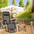 thumbnail image 5 of Foldable Camping Table, Portable Picnic Table Lightweight Travel Desk with 2 Cup Holders & Carrying Bag, Easy to Carry, Perfect for Outdoor Camping, Picnic, BBQ, Beach, Travel, Hiking, Home Use (1Pc), 5 of 9