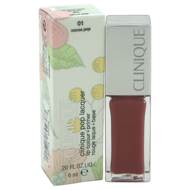 Clinique Clinique Pop Lacquer Lip Colour + Primer 01 Cocoa Pop by