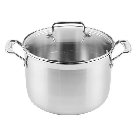 Cuisinart MCP66-24CH MultiClad Pro Stainless 8 Quart Stockpot with Glass Cover