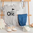 thumbnail image 3 of Hole in One Golf Lovers Birthday Romper Boys or Girls Infant Baby Brisco Brands 24M, 3 of 6