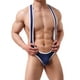 thumbnail image 5 of VISgogo Lencería sexy para hombres, Body Split Temptation Decoración hueca Color Block Ropa de verano VISgogo  moda, 5 of 9