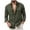 Army Green, variant on Wiicoznt Long Sleeve Shirts for Men Loose Fit Solid Color Casual V Neck Button Down Shirts Comfortable Work Out T Shirts
