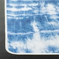 thumbnail image 4 of Safavieh Daytona Donal Abstract Polyester Machine Washable Area Rug, Ivory/Blue, 3' x 5', 4 of 9