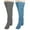 Sky Blue, variant on WREESH Women Fashion Thigh High Socks Over Knee Stockings 2 Pairs High Fuzzy Socks Over Knee Winter Leg Warmers Plush Slipper Socks For Christmas Home Sleeping Dark Gray