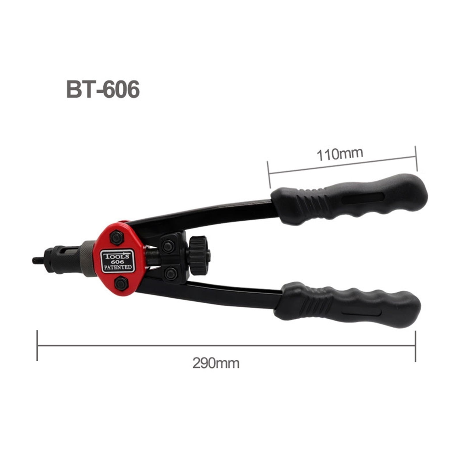 BT-606 Riveter Hand Gun Tool Rivet Insert Tool Manual Nut Chuck M3 M4 M5 M6 M8 ,Multifunctional Tool