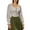 Beige, variant on Women Renaissance Square Neck Long Sleeve Crop Top, Ruffled Puff Sleeve Shirred Waist Vintage Blouse