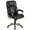 Black, variant on Flash Furniture Kalman Modern Mid-Back LeatherSoft Executive Swivel Office Chair, Black